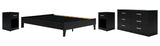 Finch Platform Bed with Dresser and 2 Nightstands