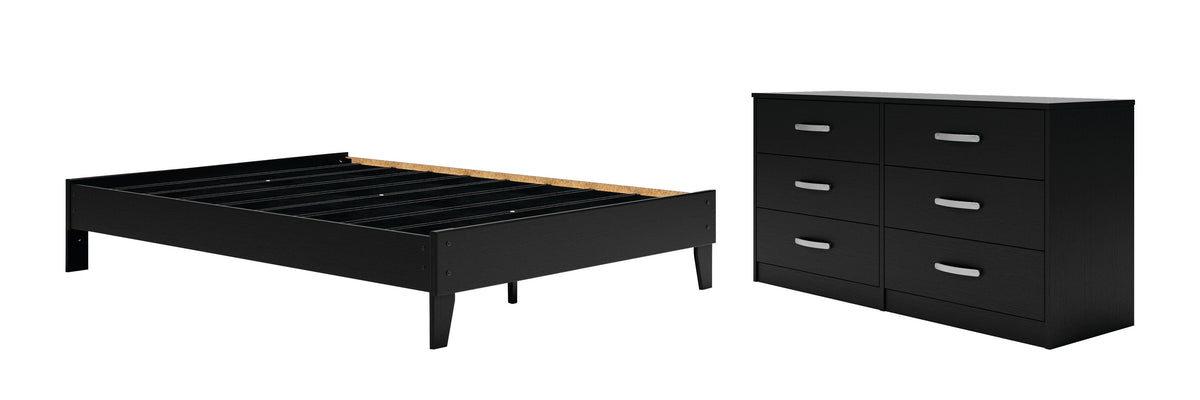 Finch Platform Bed with Dresser
