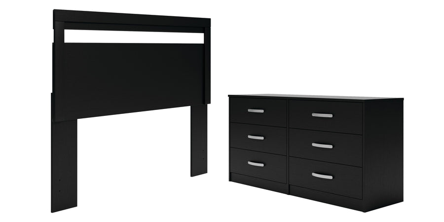 Finch Panel Headboard and Dresser
