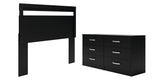 Finch Panel Headboard and Dresser