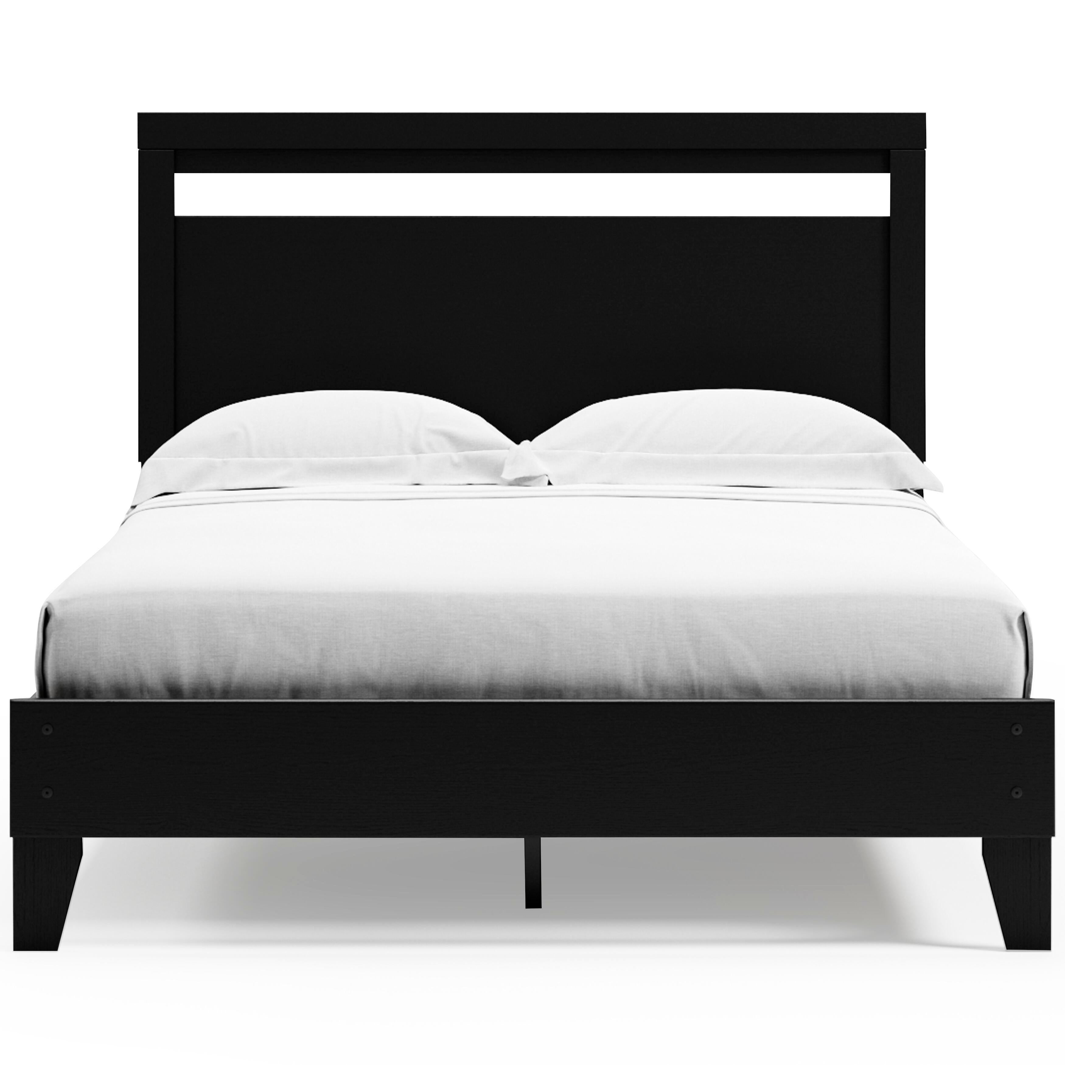 Finch Panel Platform Bed with 2 Nightstands