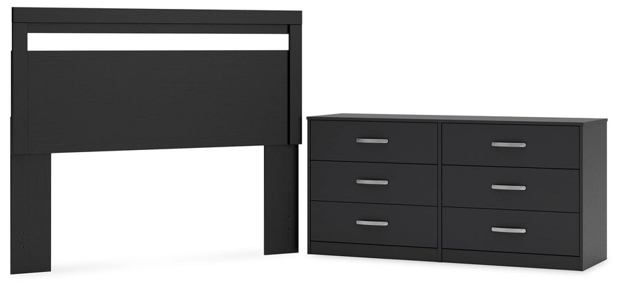 Finch Panel Headboard with Dresser