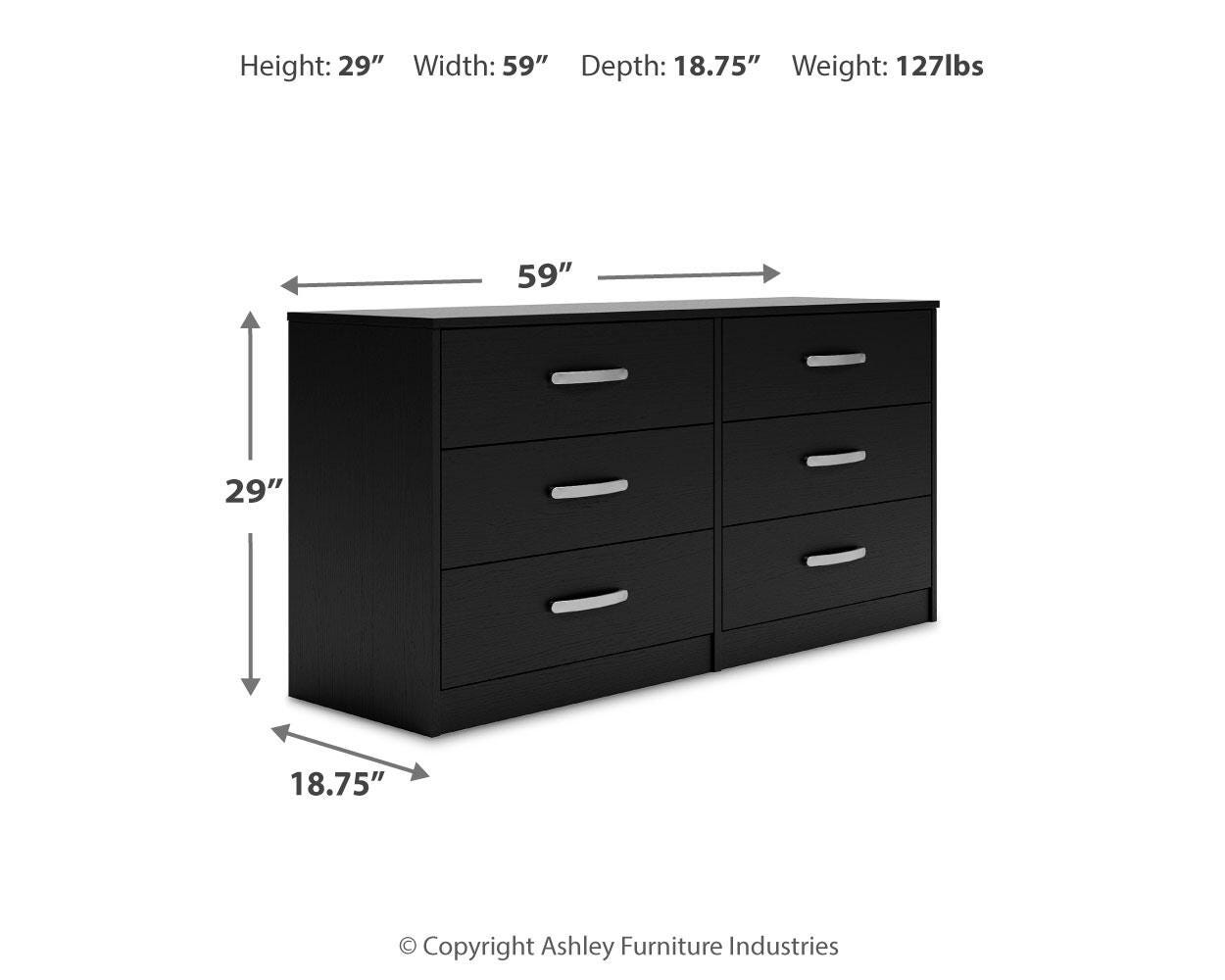 Finch Platform Bed with Dresser and 2 Nightstands