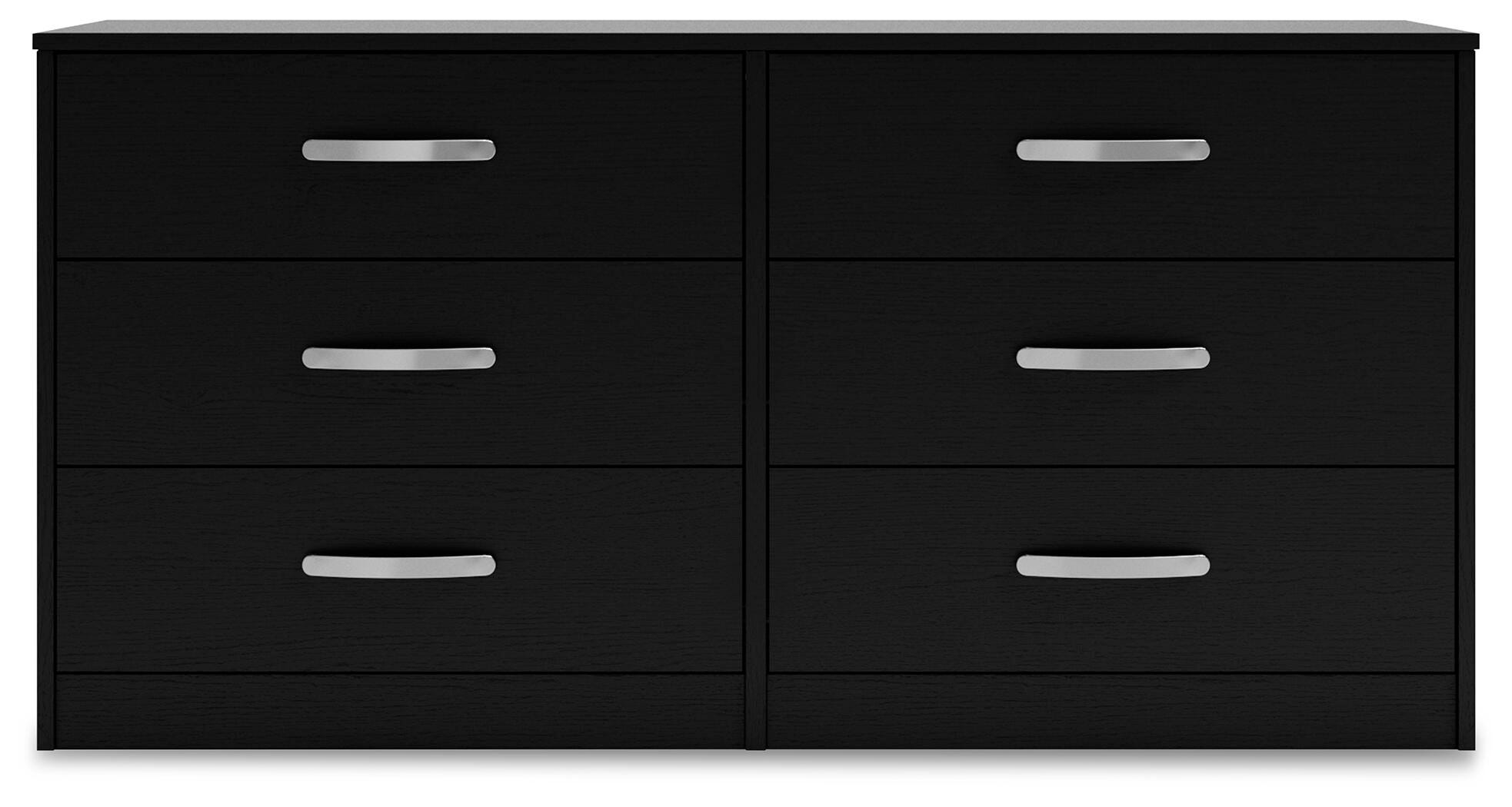 Finch Panel Platform Bed with Dresser and 2 Nightstands