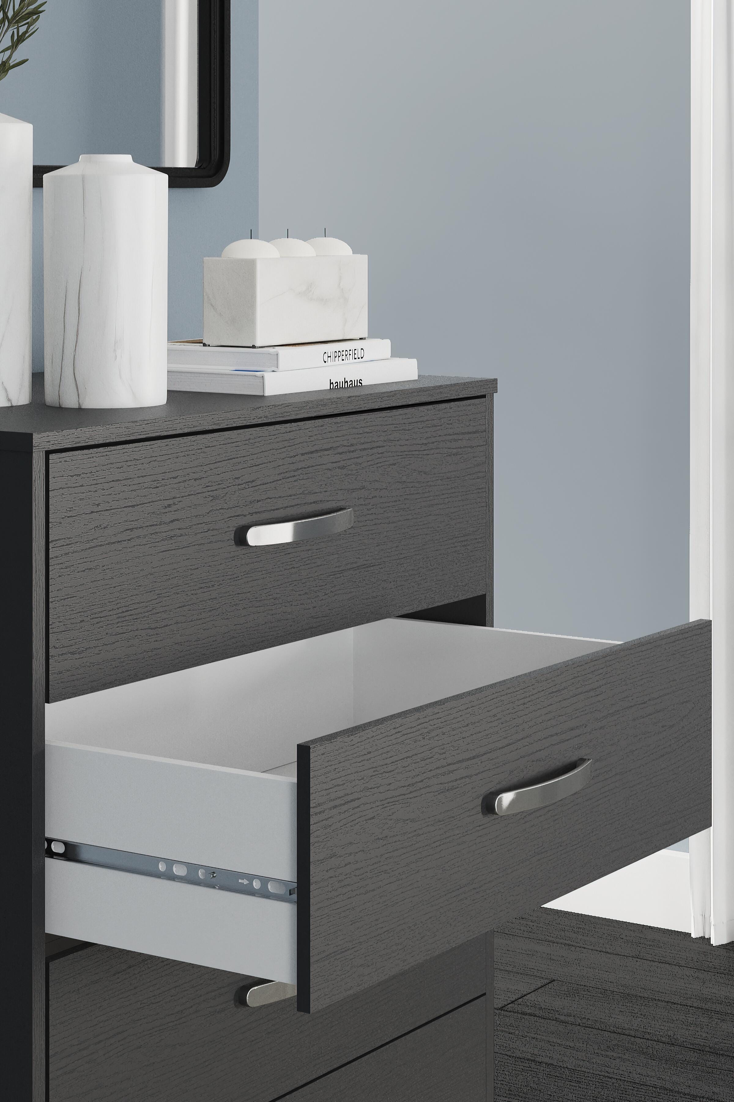 Finch Panel Platform Bed with Dresser and Chest