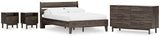 Calverson Panel Platform Bed, Dresser and 2 Nightstands