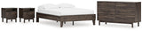 Calverson Platform Bed, Dresser and 2 Nightstands