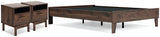Calverson Platform Bed with 2 Nightstands