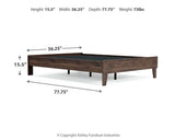 Calverson Platform Bed with 2 Nightstands