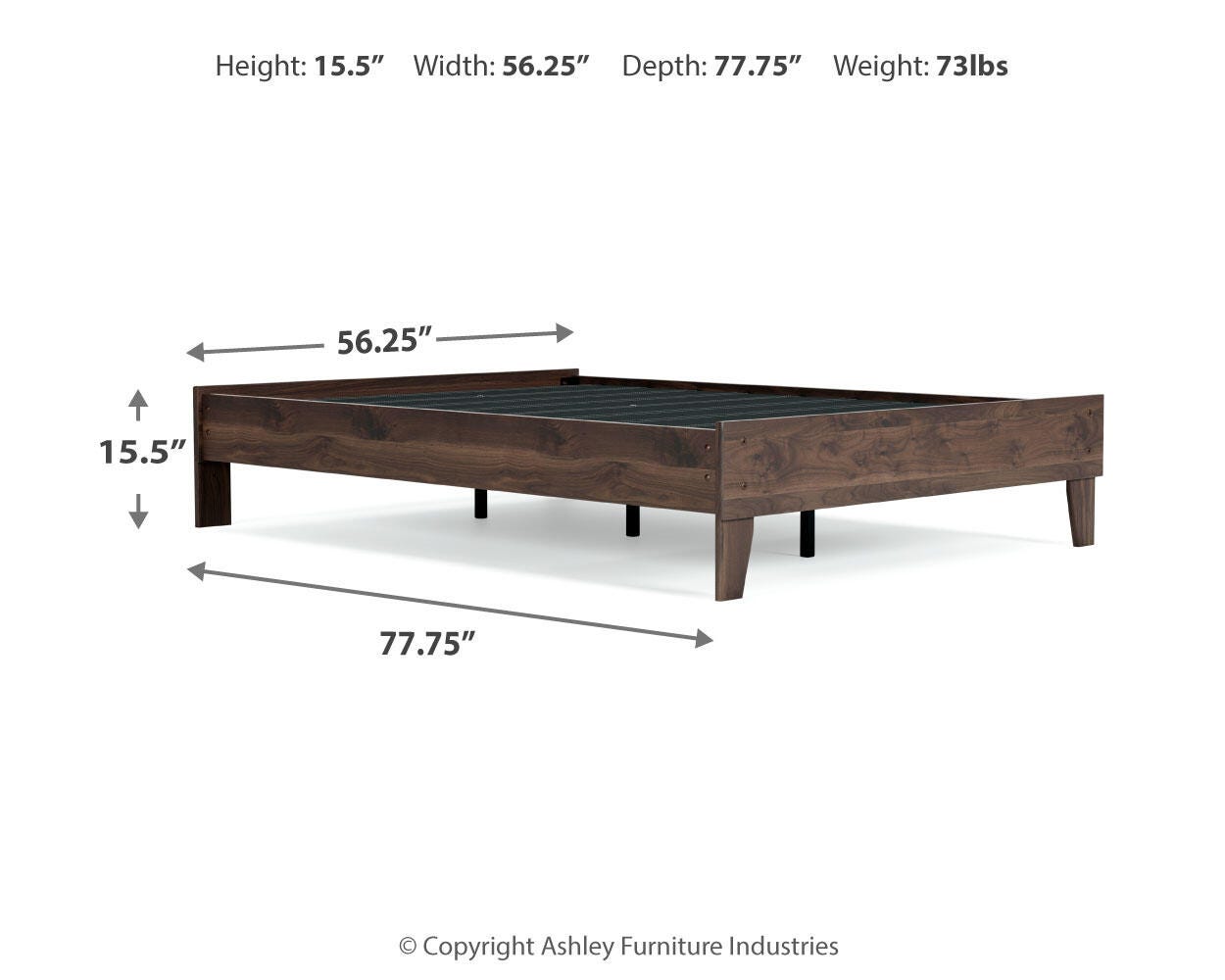 Calverson Platform Bed, Dresser, Chest and 2 Nightstands