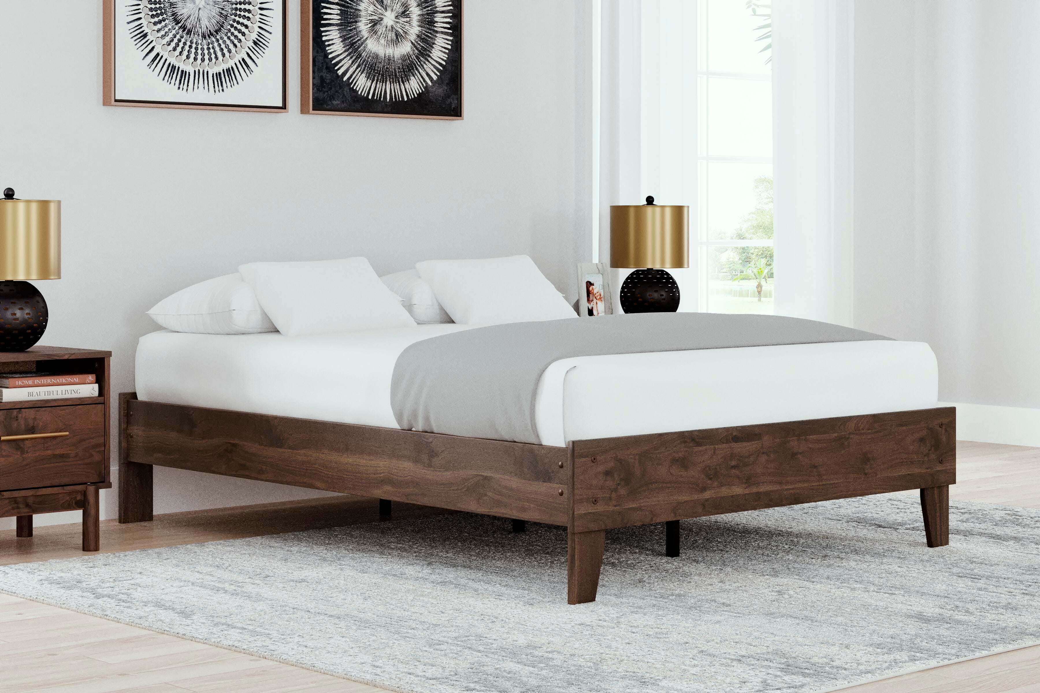 Calverson Platform Bed, Dresser, Chest and 2 Nightstands