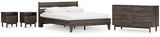 Calverson Panel Platform Bed, Dresser and 2 Nightstands