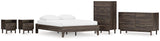 Calverson Platform Bed, Dresser, Chest and 2 Nightstands