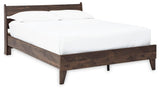 Calverson Panel Platform Bed and 2 Nightstands