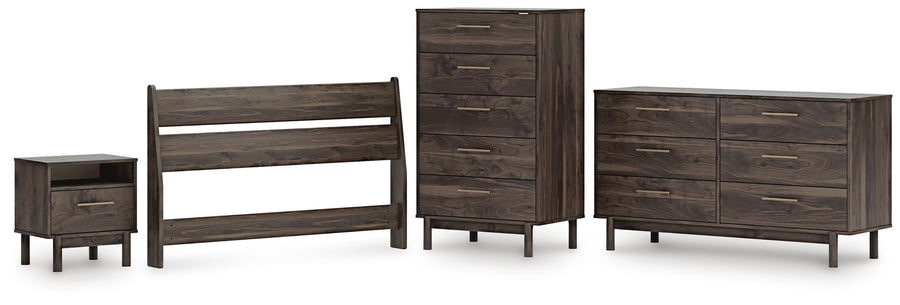 Calverson Panel Headboard, Dresser, Chest and Nightstand