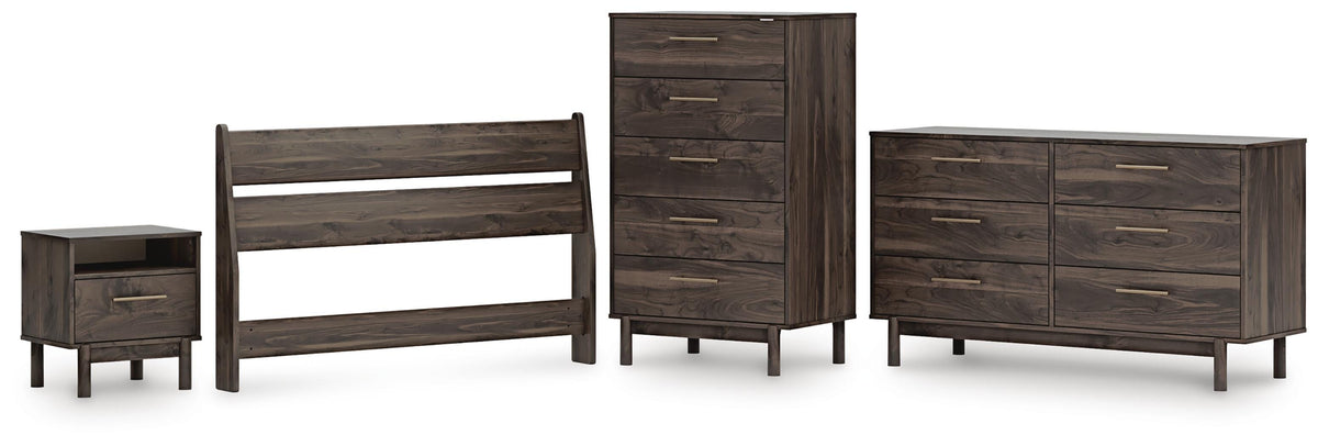 Calverson Panel Headboard, Dresser, Chest and Nightstand