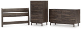 Calverson Panel Headboard, Dresser and Chest