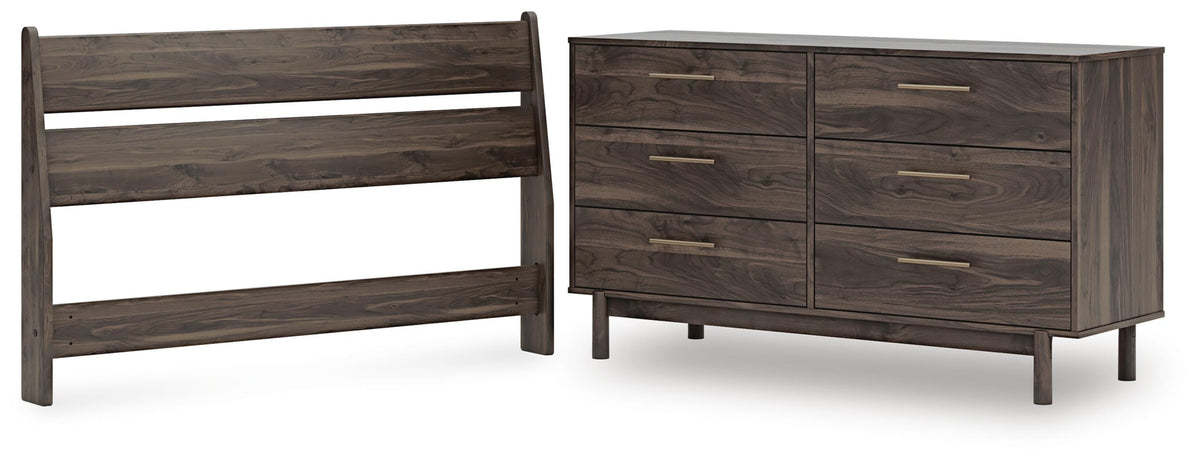 Calverson Panel Headboard and Dresser