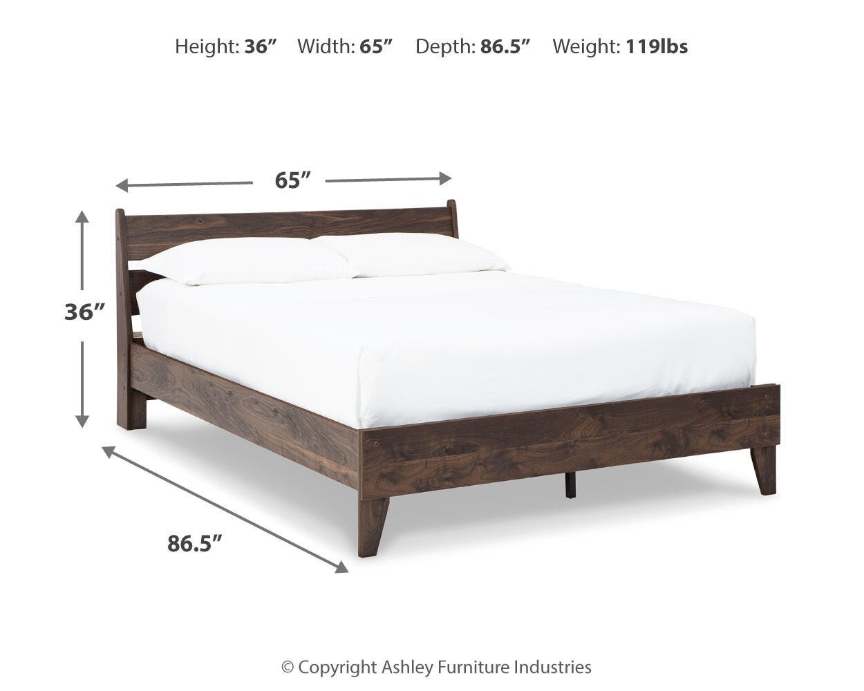 Calverson Panel Platform Bed