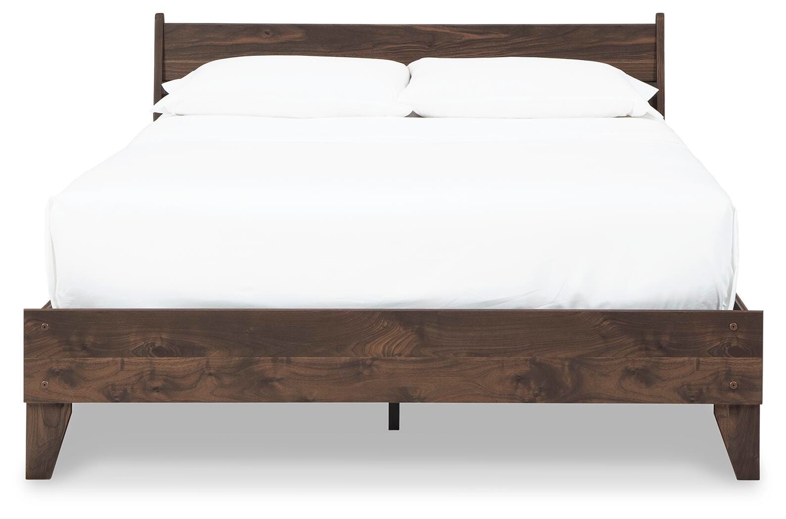 Calverson Panel Platform Bed and 2 Nightstands