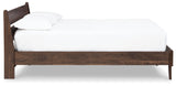 Calverson Panel Platform Bed and 2 Nightstands