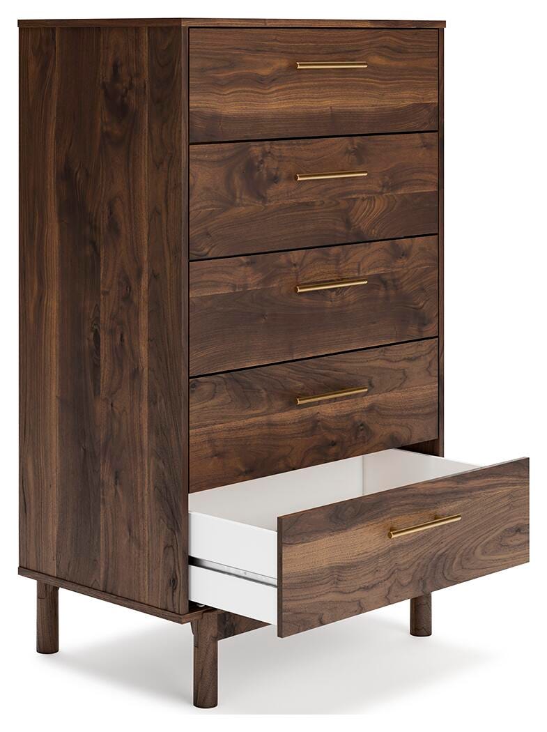 Calverson Panel Platform Bed, Dresser, Chest and 2 Nightstands