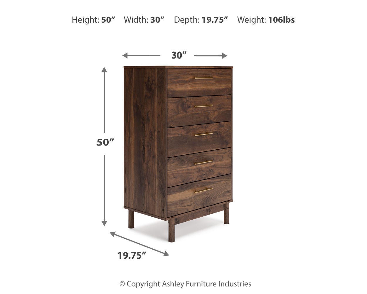 Calverson Platform Bed, Dresser and Chest