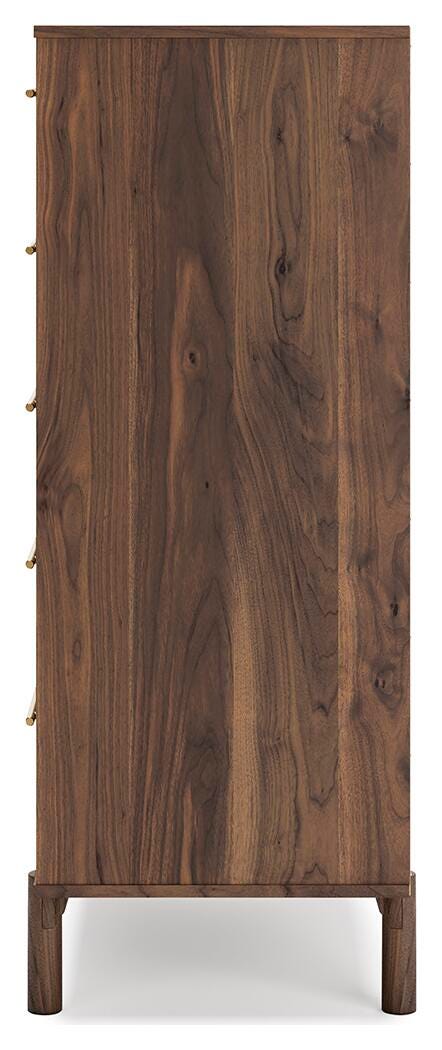 Calverson Panel Platform Bed, Dresser, Chest and 2 Nightstands