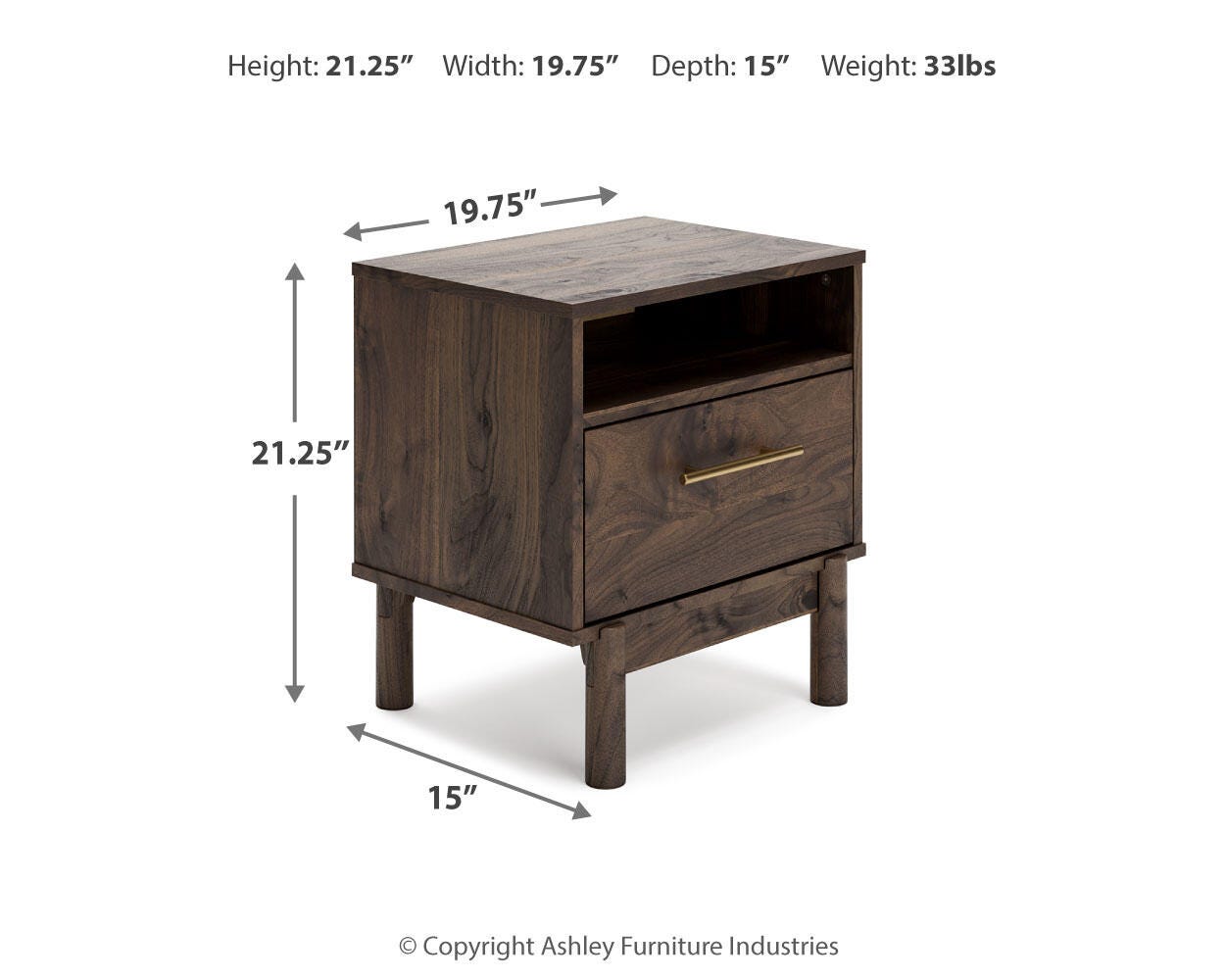 Calverson Panel Headboard, Dresser and 2 Nightstands