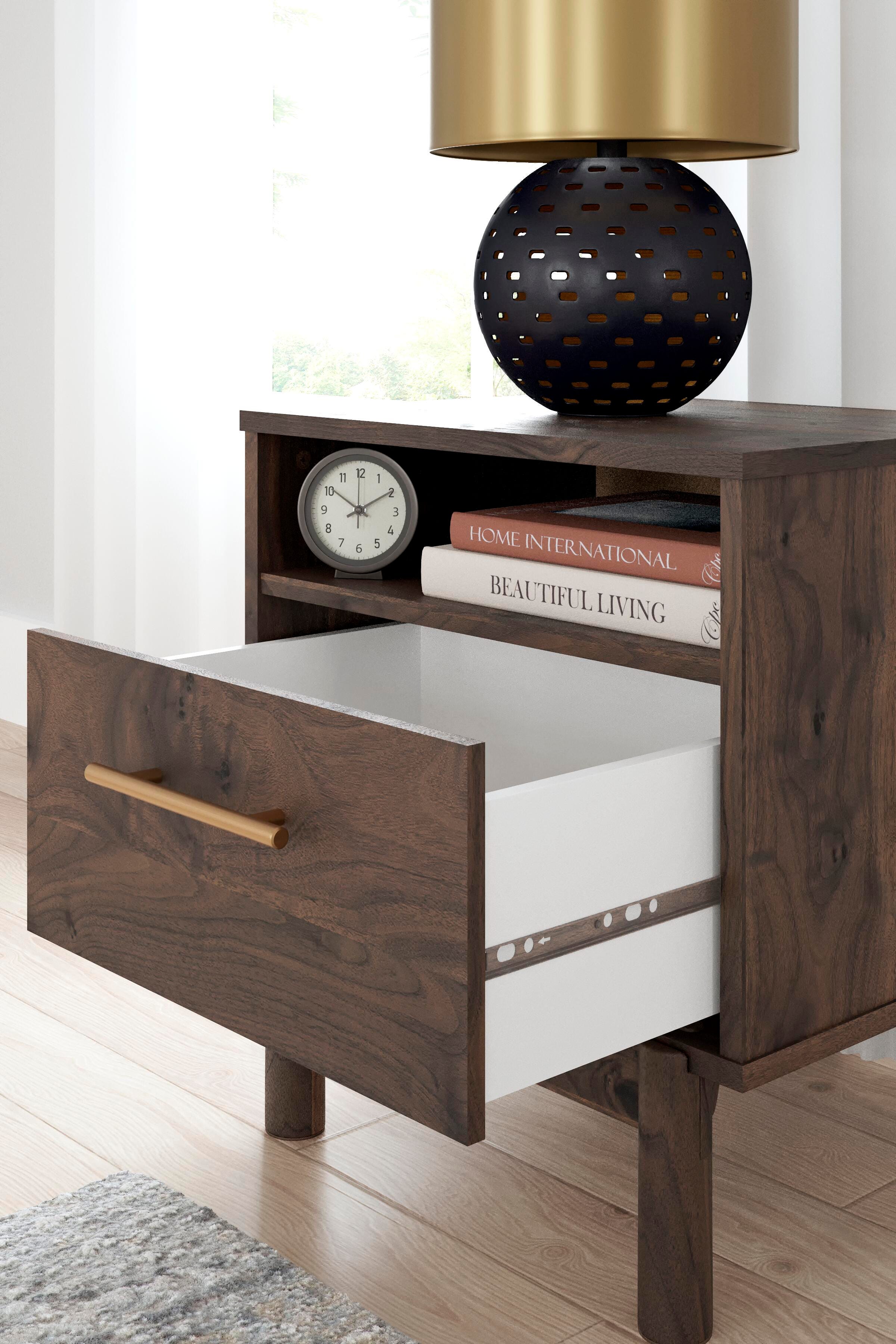 Calverson Platform Bed with 2 Nightstands