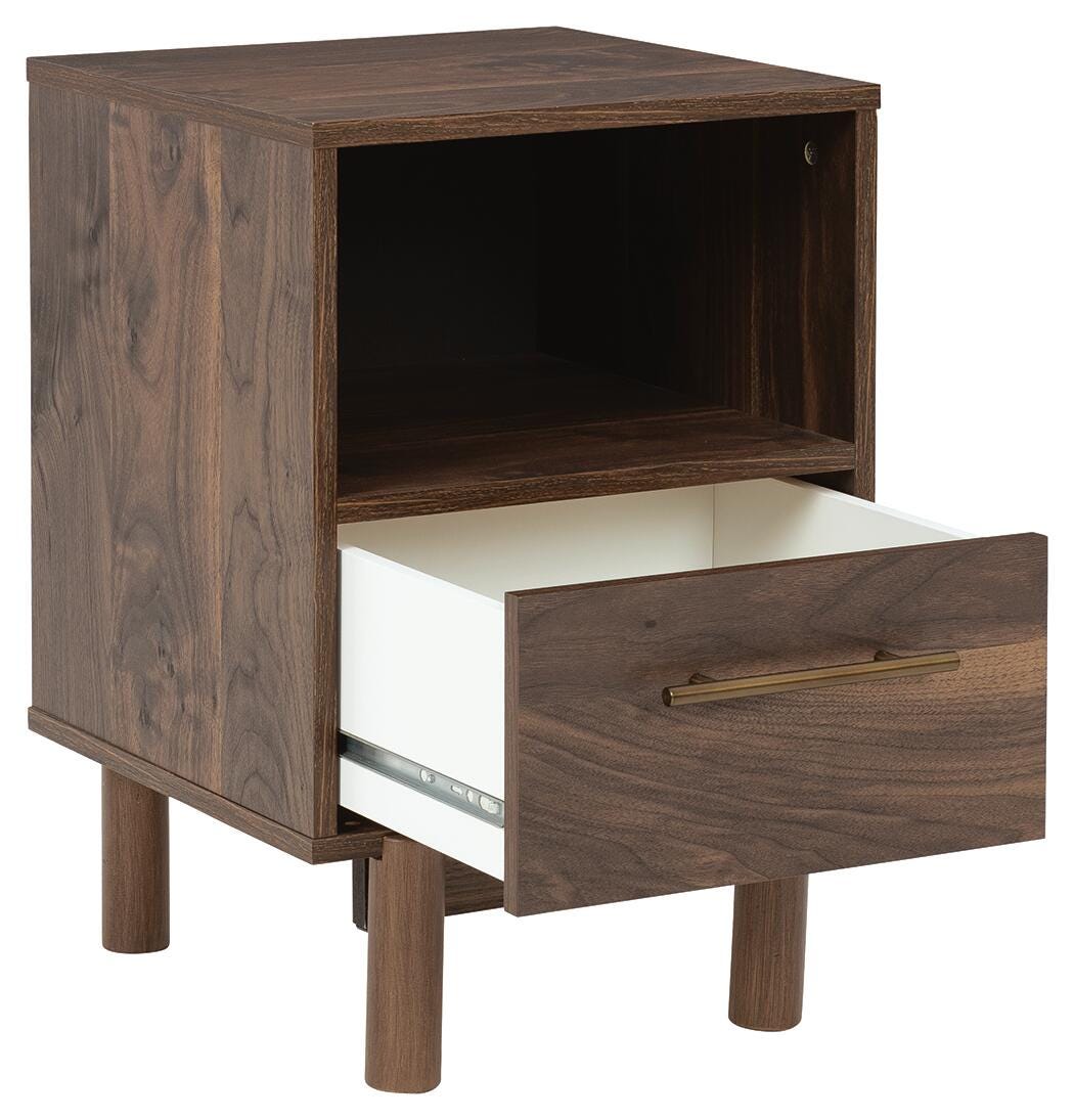 Calverson Panel Platform Bed with Dresser and Nightstand