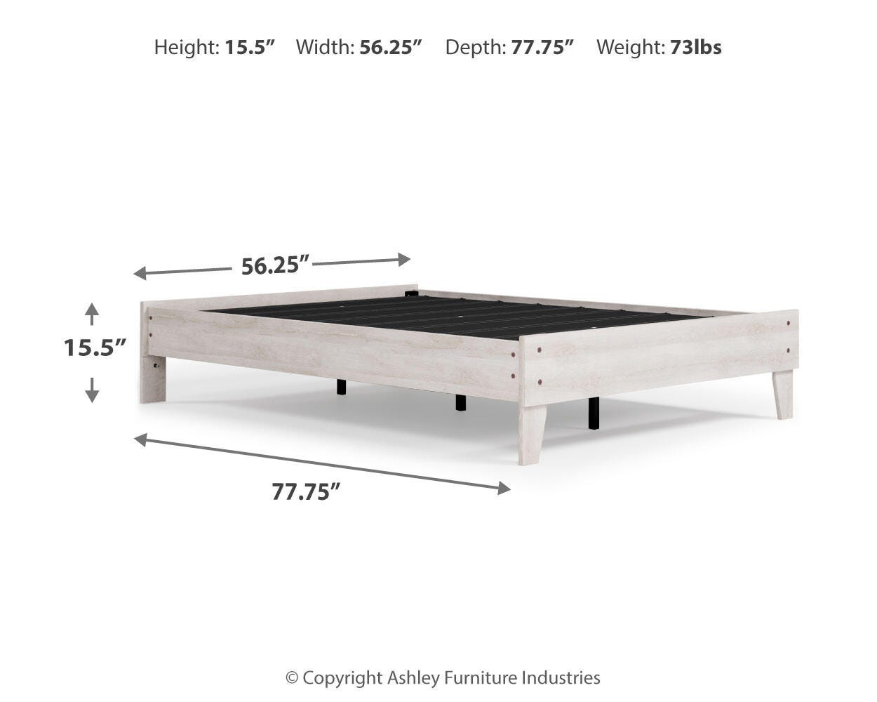 Shawburn Platform Bed with Dresser