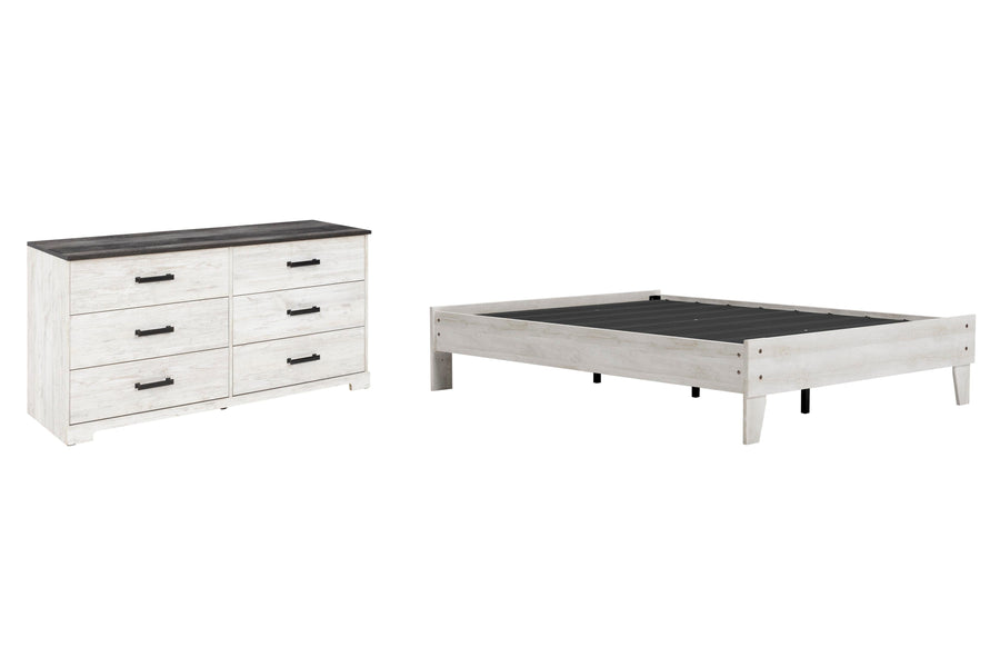 Shawburn Platform Bed with Dresser