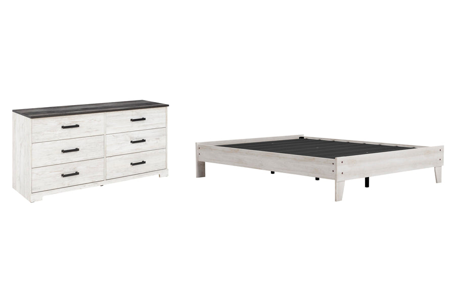 Shawburn Platform Bed with Dresser