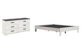 Shawburn Platform Bed with Dresser