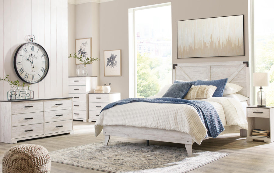 Shawburn Platform Bed with Dresser