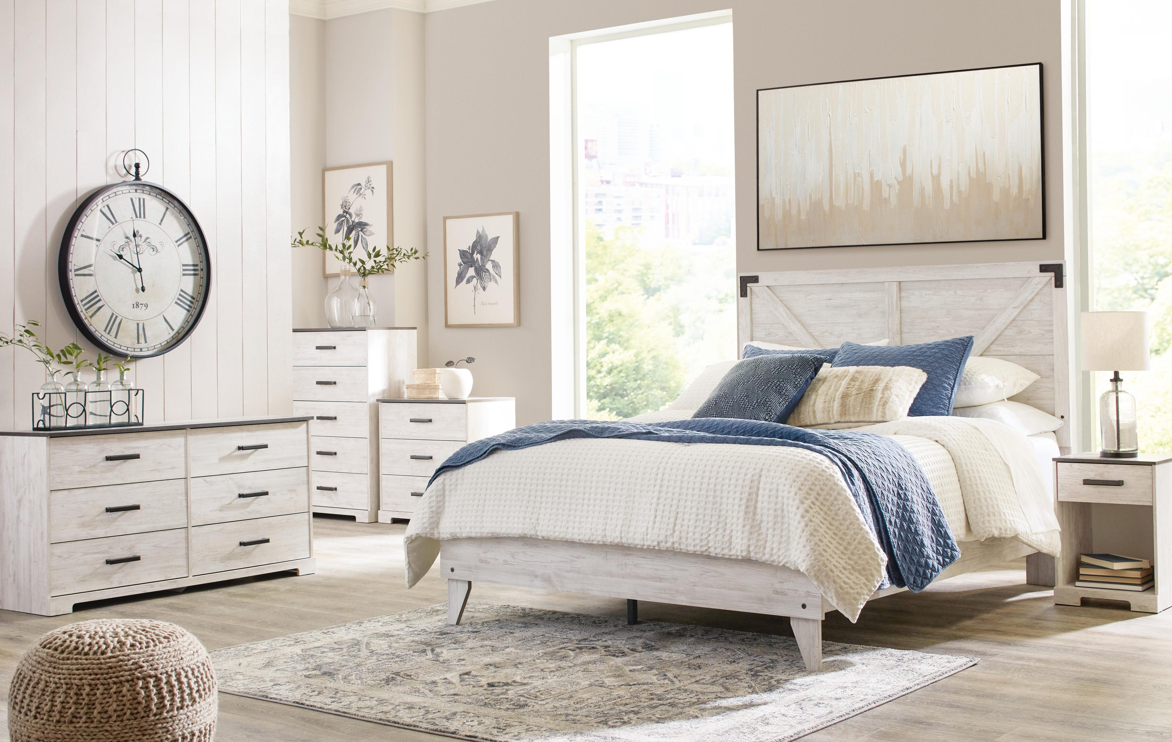 Shawburn Platform Bed with Dresser