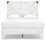 Shawburn Panel Platform Bed with 2 Nightstands