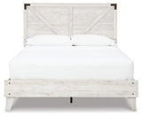 Shawburn Panel Platform Bed with 2 Nightstands