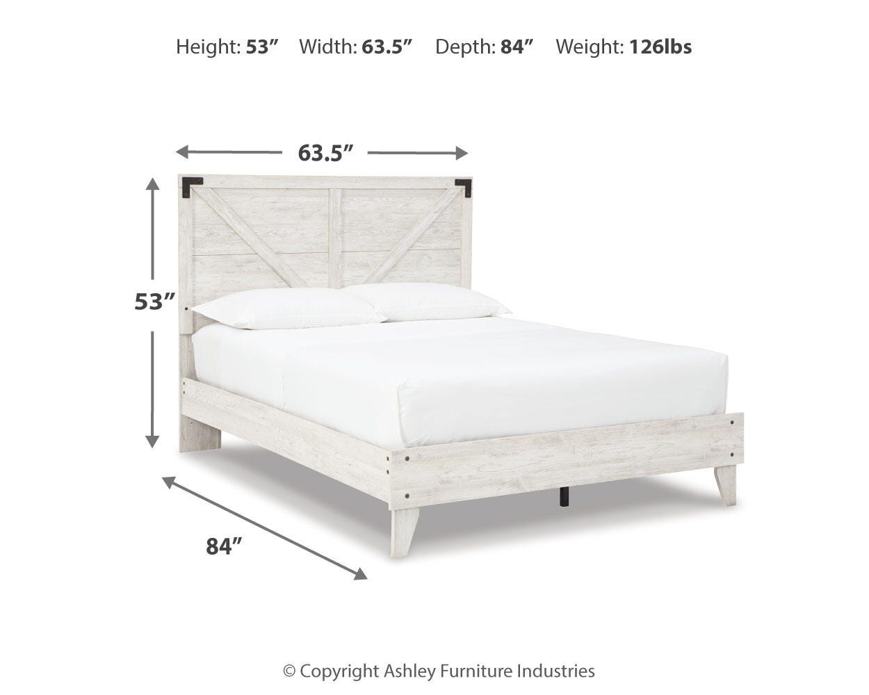 Shawburn Platform Bed with 2 Nightstands