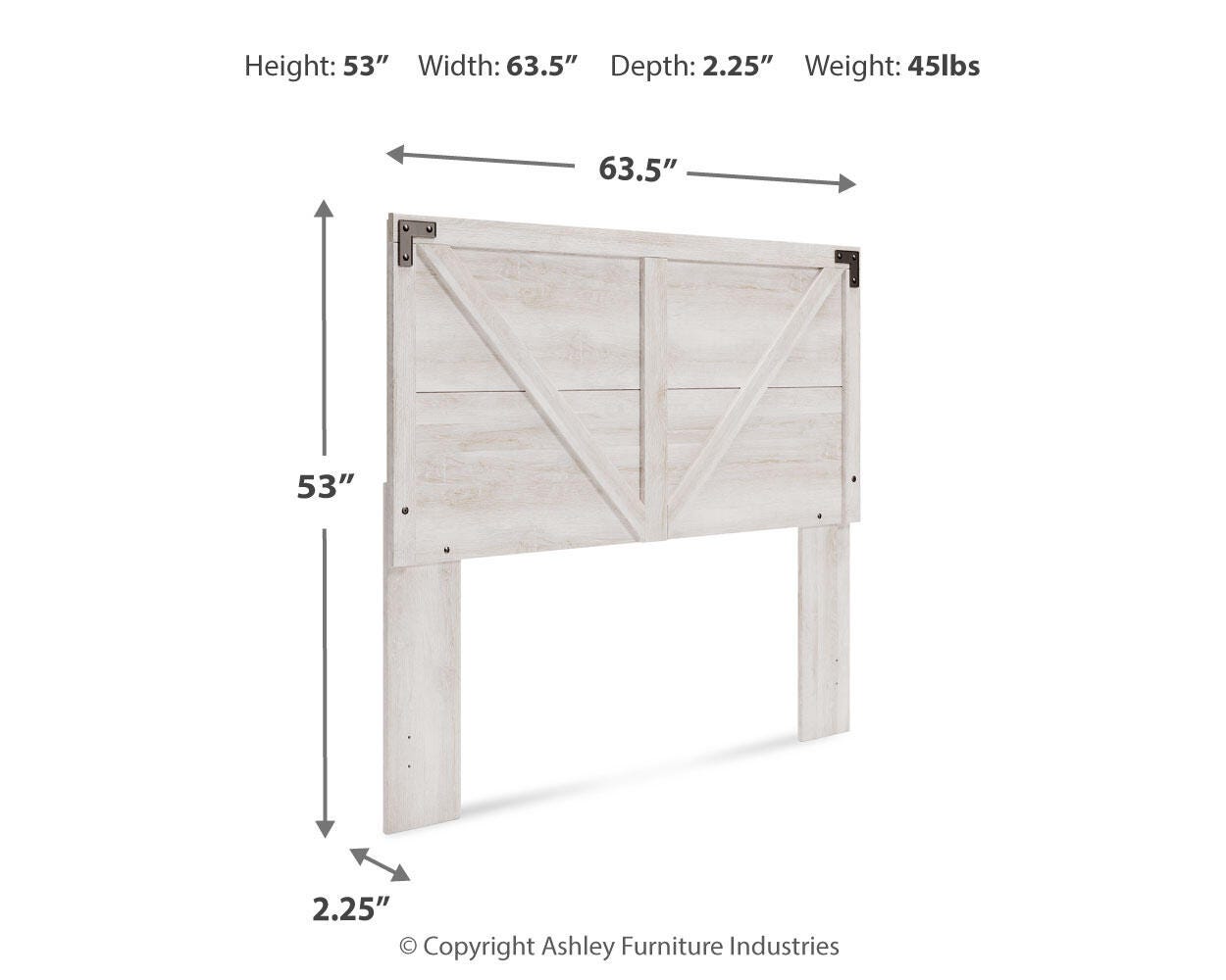 Shawburn Crossbuck Panel Headboard