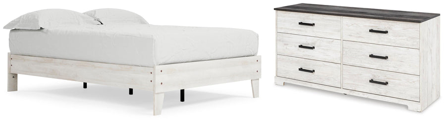 Shawburn Platform Bed with Dresser