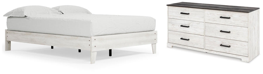 Shawburn Platform Bed with Dresser