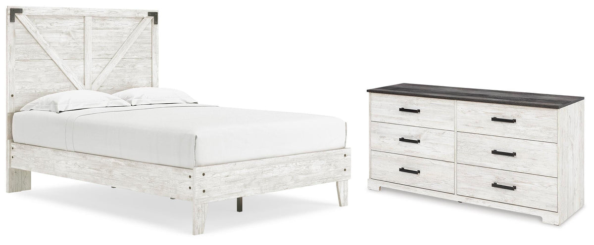 Shawburn Platform Bed with Dresser