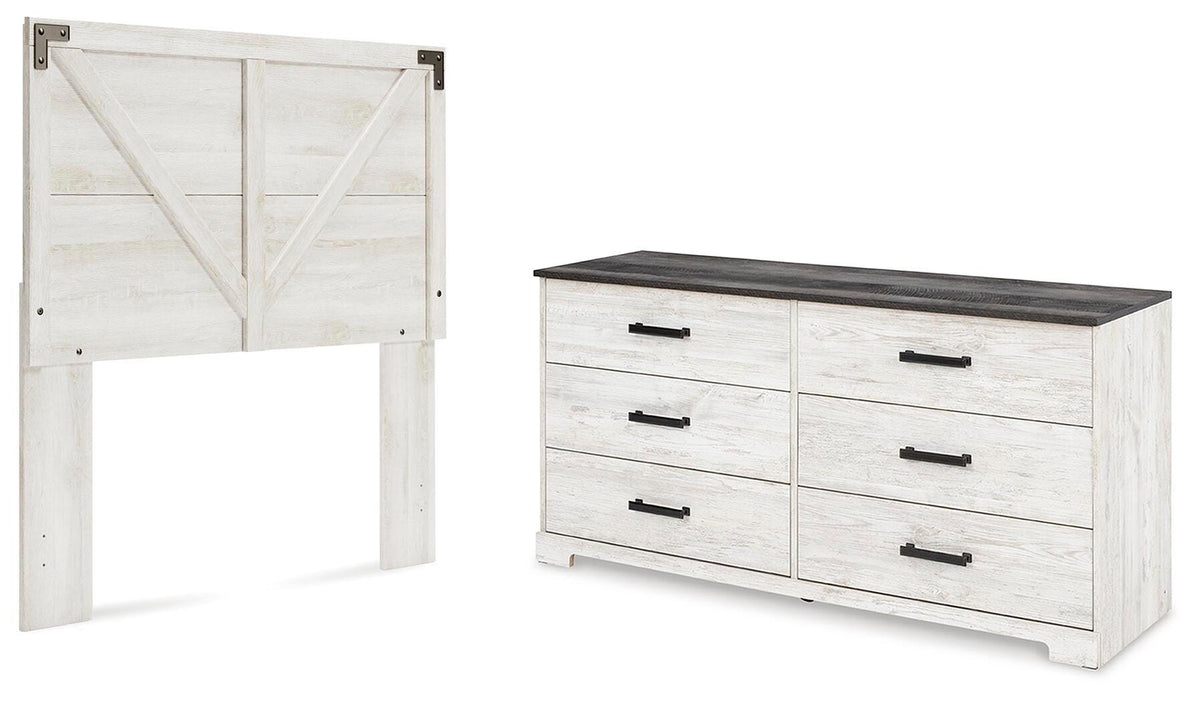Shawburn Panel Headboard with Dresser