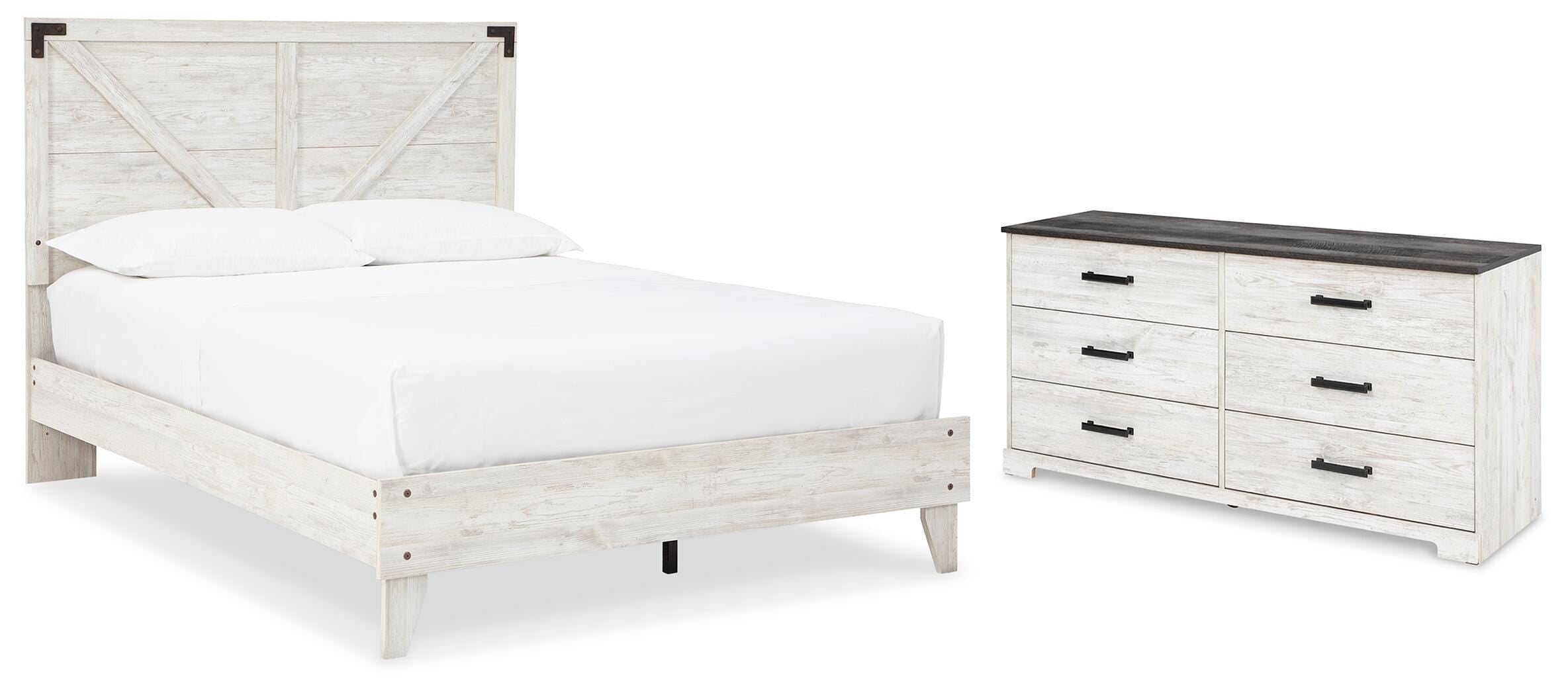 Shawburn Platform Bed with Dresser