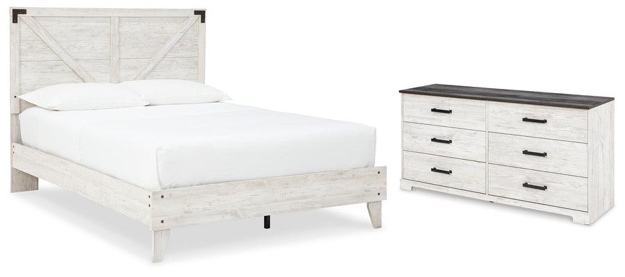 Shawburn Platform Bed with Dresser