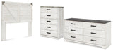 Shawburn Panel Headboard with Dresser and Chest