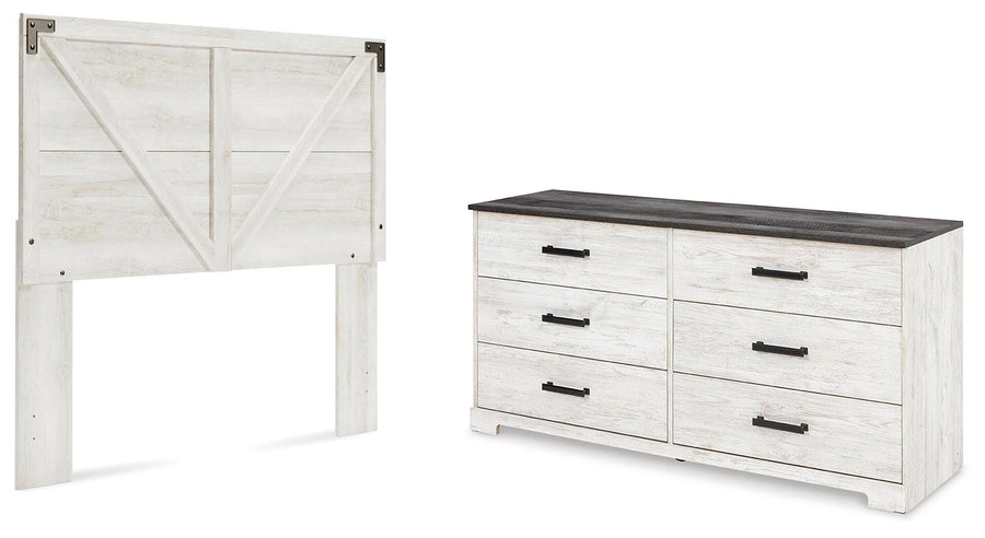 Shawburn Panel Headboard with Dresser