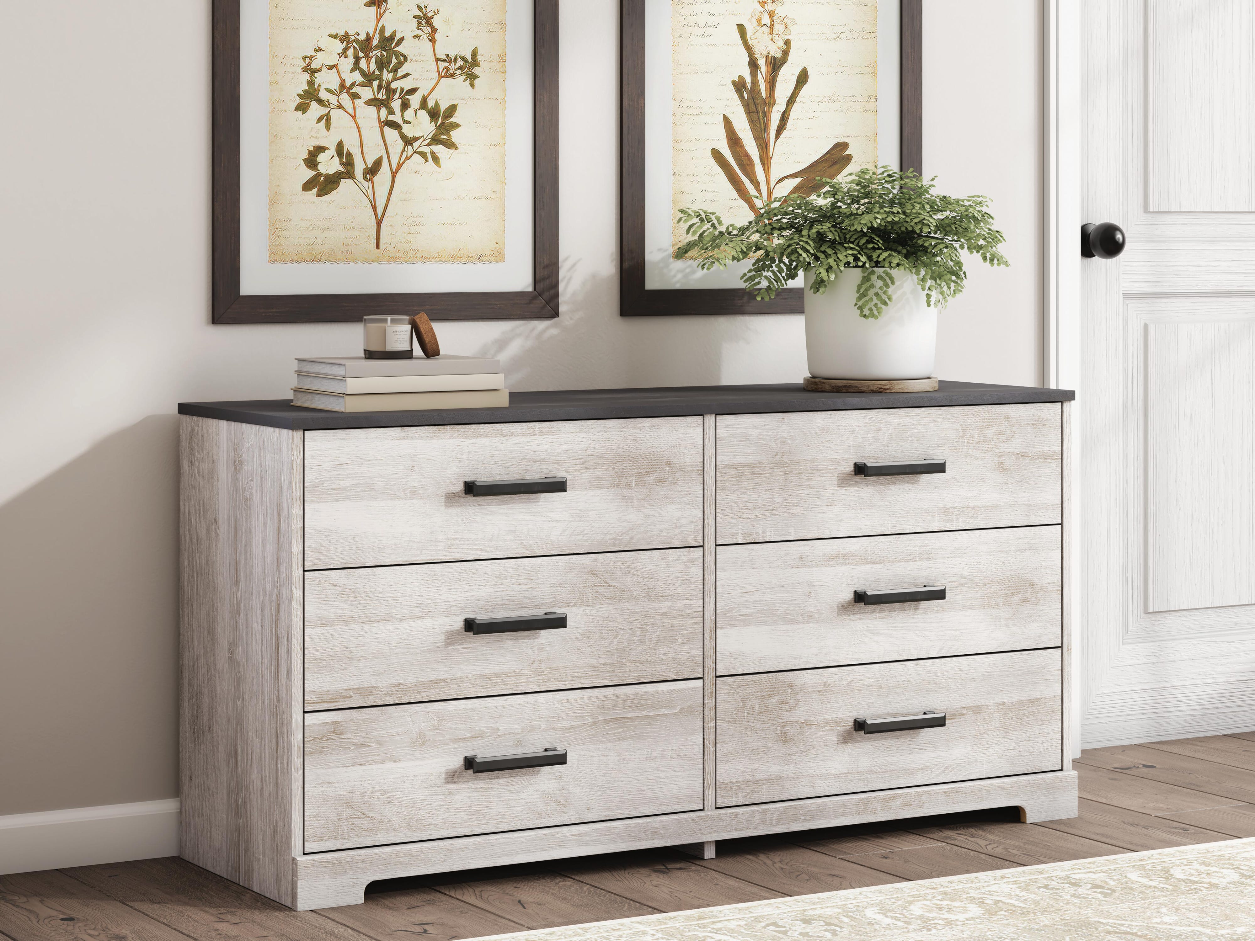 Shawburn Dresser and 2 Nightstands